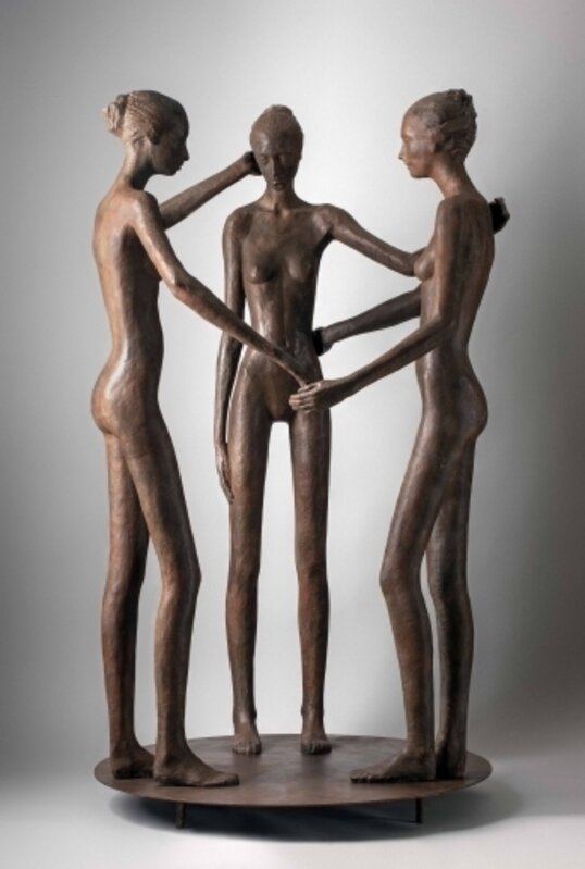 Ascaso, ‘COMPLICIDAD’, 2003, Sculpture, Aluminium covered by a bronze patina, Galerie Vivendi