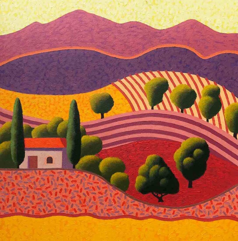 Poul Webb, ‘Sicily Landscape I’, 2021, Painting, Oil on Canvas, Catto Gallery