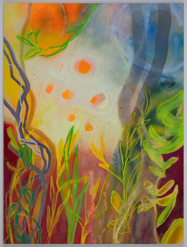 Rachelle Krieger, ‘Regeneration and Renewal (Days of Awe)’, 2020, Painting, Acrylic, spray paint, oilbar and oil on linen, Susan Eley Fine Art