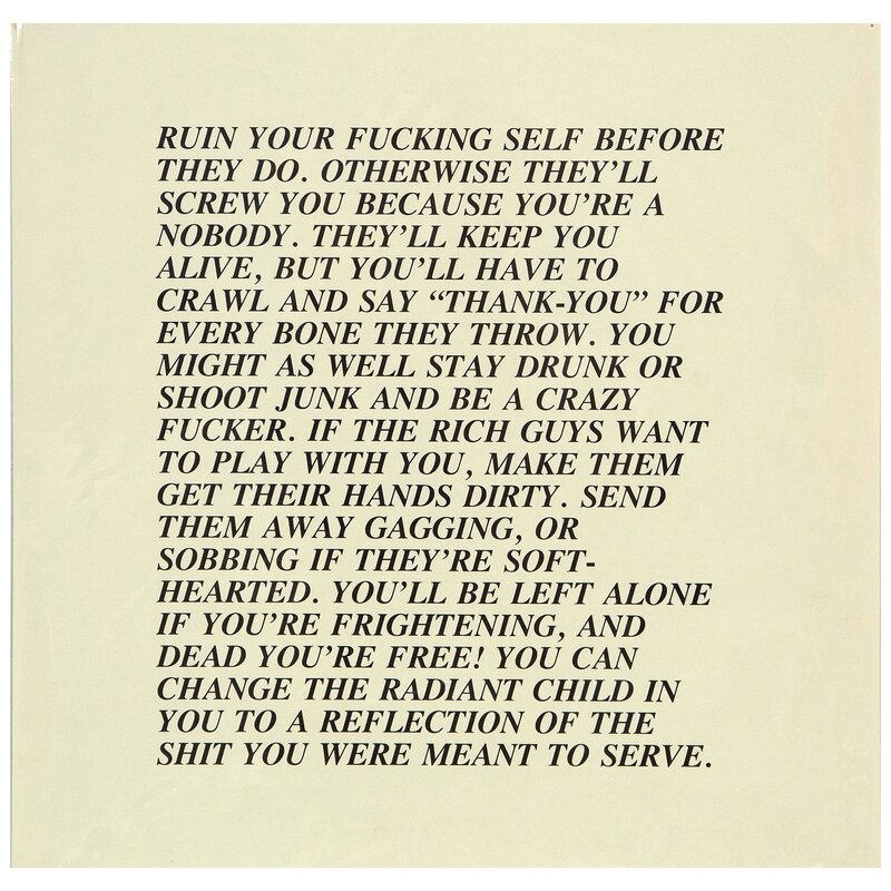 Jenny Holzer, ‘Ruin, "Inflammatory Essay" (from Documenta 1982)’, 1982, Print, Offset lithograph, Caviar20