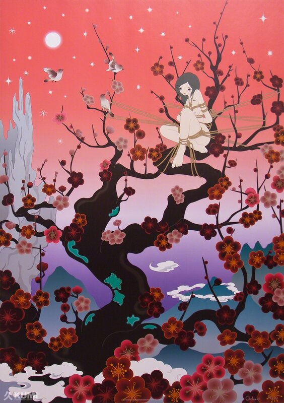 Chiho Aoshima, ‘Japanese Apricot 2’, 2005, Print, Lithograph, Kumi Contemporary / Verso Contemporary