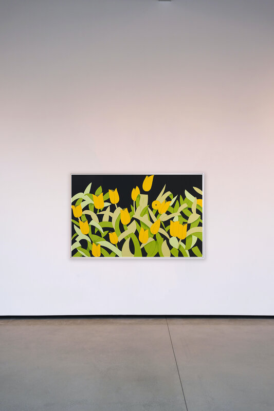 Alex Katz, ‘Yellow Tulips’, 2014, Print, 15-color silkscreen on Rising 4-ply white museum board, Rukaj Gallery