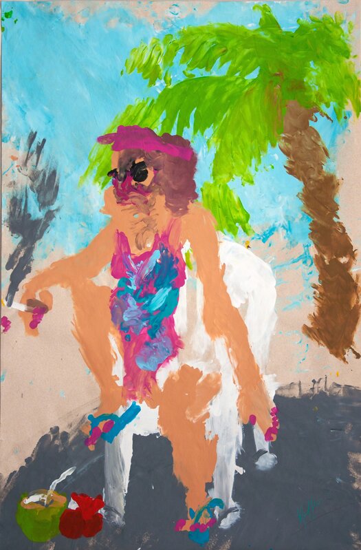 Manuel Solano, ‘Tia Vila: Transgender Blind with AIDS’, 2015, Painting, Acrylic on paper, Ruiz-Healy Art