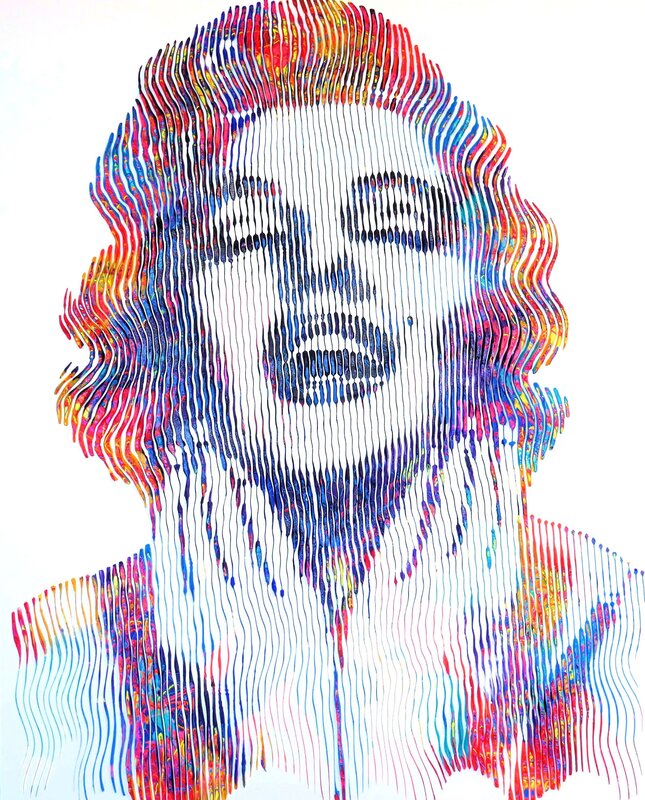 Virginie Schroeder, ‘Some Like It Hot Marilyn Monroe’, 2019, Painting, Acrylic on Canvas, Artspace Warehouse
