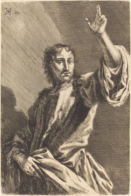 Gabriel Ehinger, ‘Christ the Savior’, ca. 1680, Print, Etching on laid paper, National Gallery of Art, Washington, D.C.