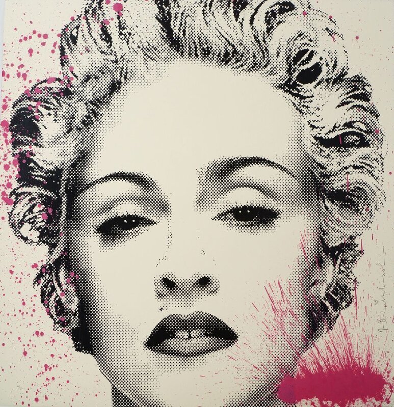 Mr. Brainwash, ‘Happy B-Day Madonna (Pink Splash)’, 2017, Mixed Media, Screenprint with hand-finished pink splash on archival wove, Roseberys