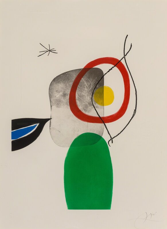 Joan Miró, ‘Tir à l'arc’, 1972, Print, Etching and aquatint in colors with carborundum on wove paper, Heritage Auctions