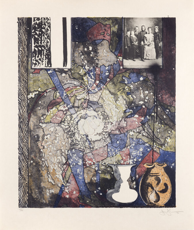 Jasper Johns, ‘Untitled (American Center)’, 1994, Print, Lithograph, Galerie Lelong & Co.