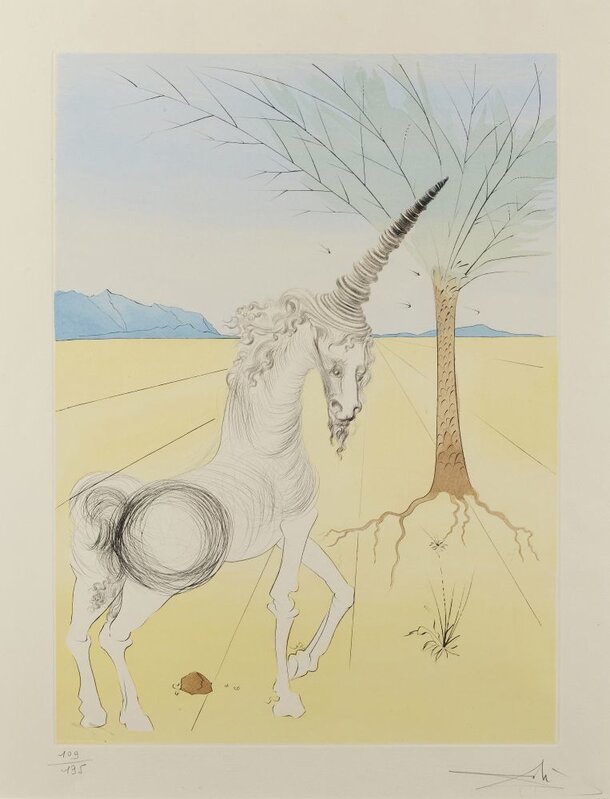 Salvador Dalí, ‘Joseph [Michler & Löpsinger 618]’, 1973, Print, Drypoint etching with stencil in colours on Arches wove, Roseberys