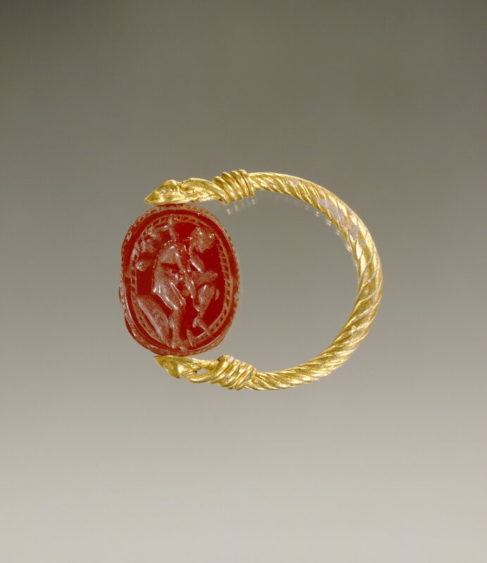 ‘Scarab’,  4th century B.C., Carnelian, J. Paul Getty Museum