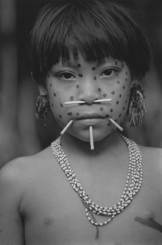 Valdir Cruz, ‘Garota de Mokarita-teri / Girl from Mokarita-teri Amazon - Venezuela Yanomami - series’, 1997, Photography, Selenium Toned Gelatin Silver Print, Throckmorton Fine Art