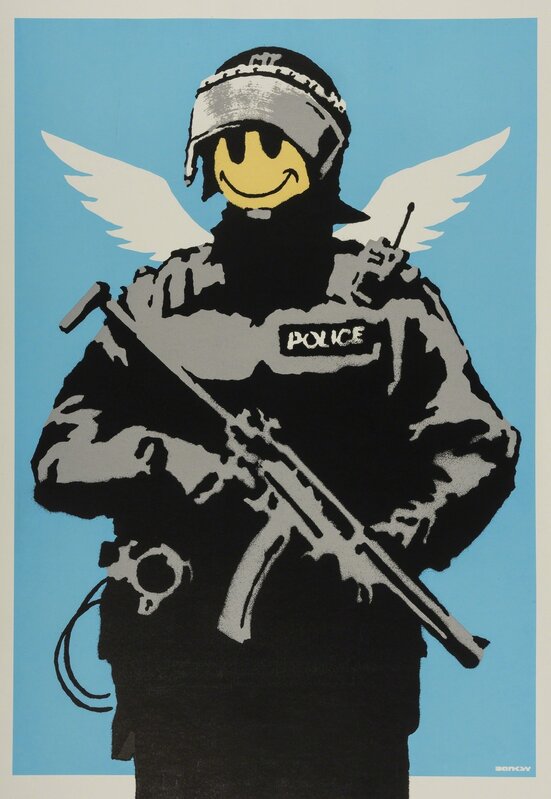 Banksy, ‘Flying Copper’, 2003, Print, Screenprint in colours, Forum Auctions