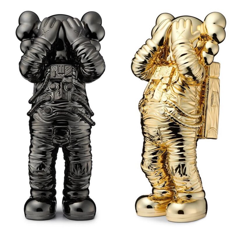 KAWS, ‘KAWS Holiday SPACE: set of 2 works (KAWS space)’, 2020, Sculpture, Polyurethane Figure, Lot 180 Gallery