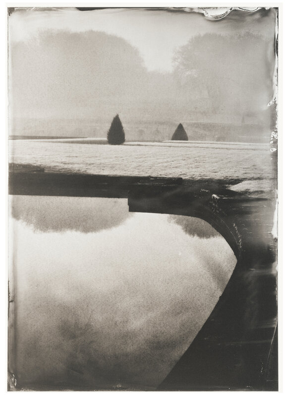 Jörg Bräuer, ‘Le jardin dans la brume matinale’, 2015, Photography, Photograph, wet collodion, ferrotype, pigment print on cotton paper, Spazio Nobile