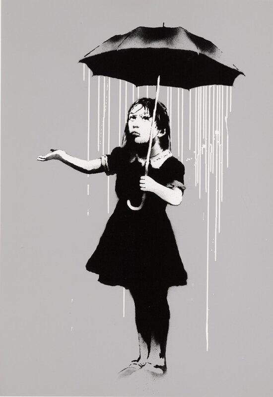 Banksy, ‘NOLA (White)’, 2008, Print, Screenprint in colours on wove paper, HOFA Gallery (House of Fine Art)