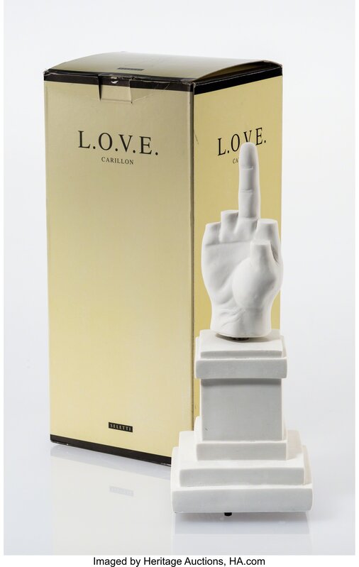 Maurizio Cattelan, ‘L.O.V.E.- Carrillon’, 2015, Other, Resin, music box mechanism, Heritage Auctions