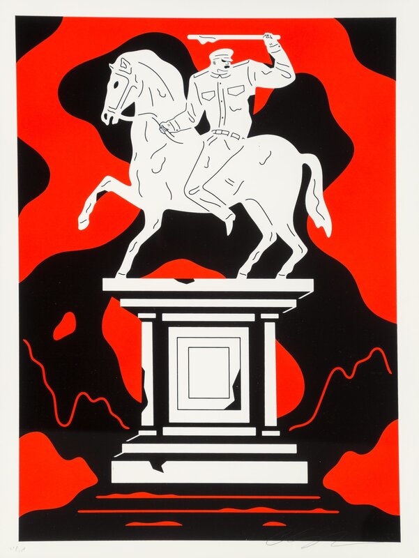 Cleon Peterson, ‘Monument to Power, Oppression’, 2019, Print, Screenprint in colors on Coventry rag paper, Heritage Auctions