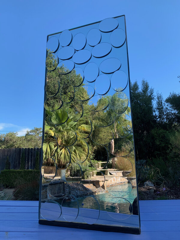Stephen Dee Edwards, ‘Postmodern’, ca. 2019, Sculpture, Glass, mirror and wood, Beatrice Wood Center for the Arts 