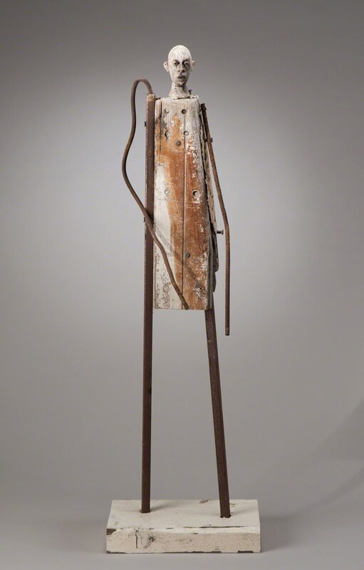 Joe Brubaker, ‘Andrew’, 2014, Sculpture, Carved, painted wood, and reclaimed materials, Seager Gray Gallery