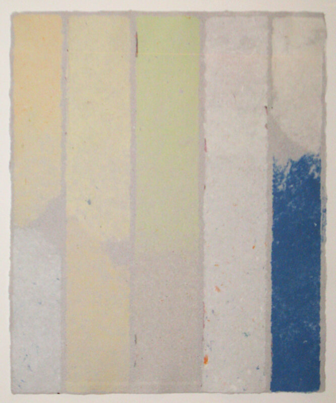 Kenneth Noland, ‘PK-0314’, 1981, Drawing, Collage or other Work on Paper, Colored pressed paper pulp, Elizabeth Clement Fine Art