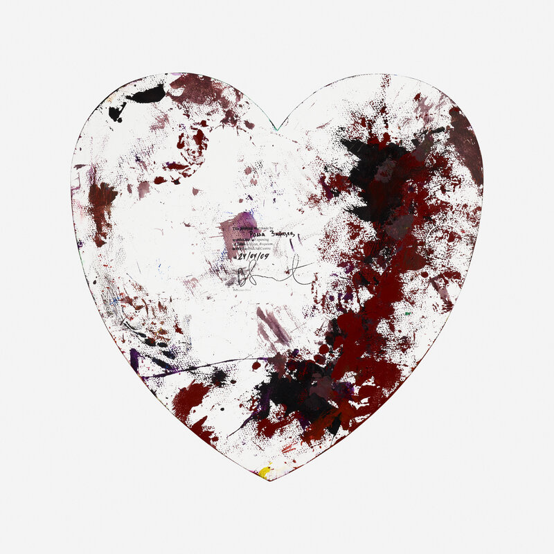 Damien Hirst, ‘Heart Spin Painting’, 2009, Drawing, Collage or other Work on Paper, Acrylic on paper, Rago/Wright/LAMA