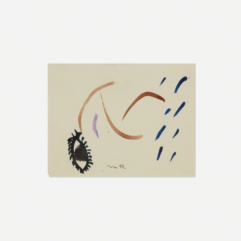 Man Ray, ‘Untitled’, c. 1971, Drawing, Collage or other Work on Paper, Watercolor on paper, Rago/Wright/LAMA/Toomey & Co.