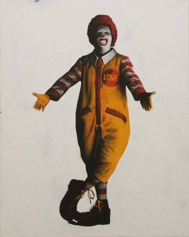 Masaki Yada, ‘Mr. Ronald McDonald’, 2013, Painting, Oil & acrylic on board, Ransom Art