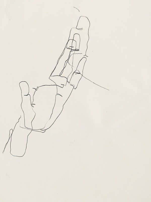 Alexandra Richards, ‘Hand’, 2019, Drawing, Collage or other Work on Paper, Graphite on paper, Equal Means Equal Benefit Auction