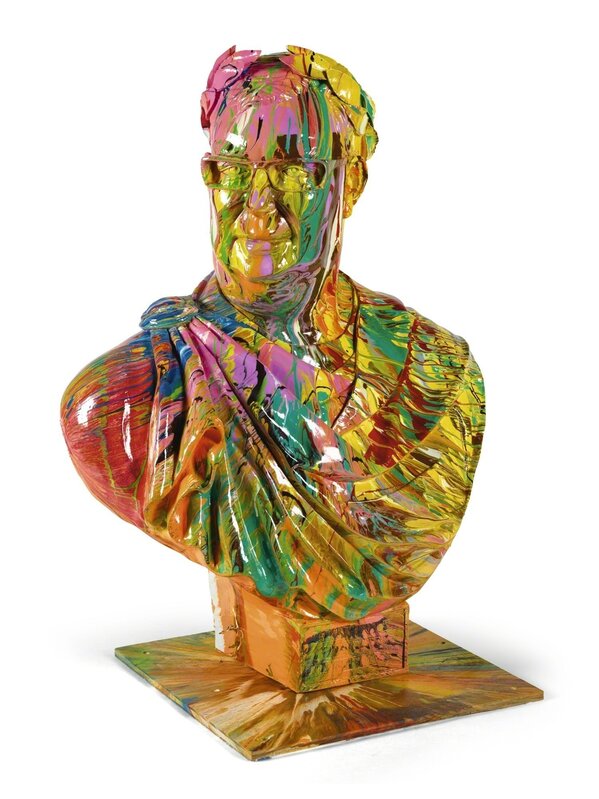 Damien Hirst, ‘Bust of Frank’, 2007/10, Sculpture, Household gloss on plaster, Maddox Gallery Gallery Auction