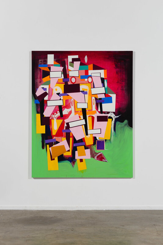 Gareth Sansom, ‘Construction’, 2020, Painting, Oil and enamel on linen, Roslyn Oxley9 Gallery