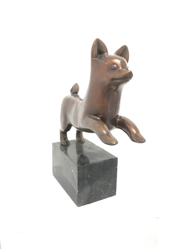Lim Leong Seng 林龙成, ‘Puppy’, ca. 2010, Sculpture, Bronze, Linda Gallery