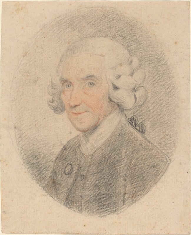 John Hoppner, ‘James Nares’, ca. 1775, Drawing, Collage or other Work on Paper, Graphite, black and red chalk on laid paper, National Gallery of Art, Washington, D.C.