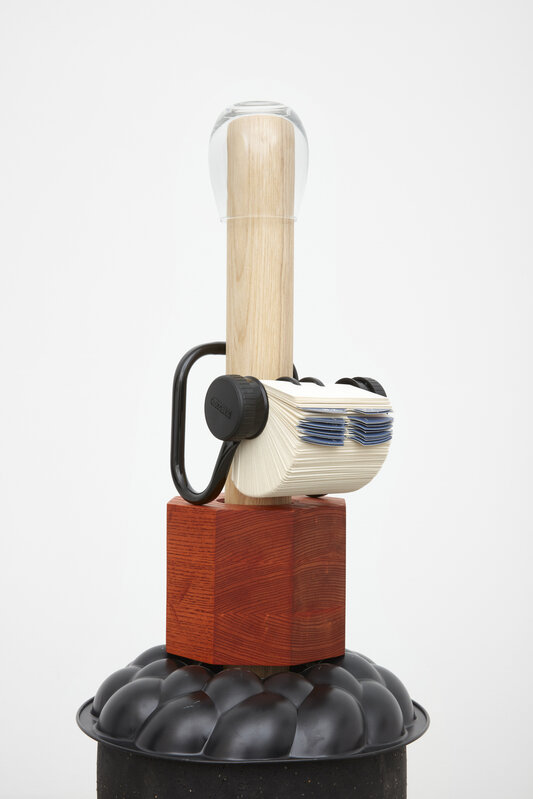 Amalia Pica, ‘Stacker #1’, 2021, Sculpture, Wood, valchromat, and found objects, Tanya Bonakdar Gallery