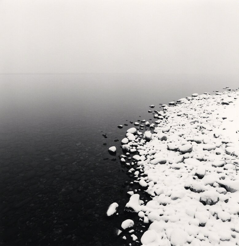 Michael Kenna, ‘Snow on Pebbles, Toya Lake, Hokkaido, Japan’, 2009, Photography, Gelatin Silver Print, Patricia Conde Galería