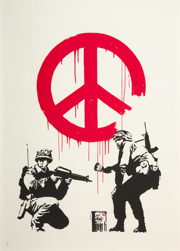 Banksy, ‘CND Soldiers’, 2005, Print, Screenprint in colors on wove paper, Heritage Auctions