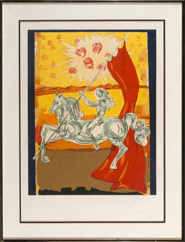 Salvador Dalí, ‘Wilfred of Ivanoe, from Ivanhoe’, 1978, Print, Lithograph in colors on Japon paper, Heritage Auctions