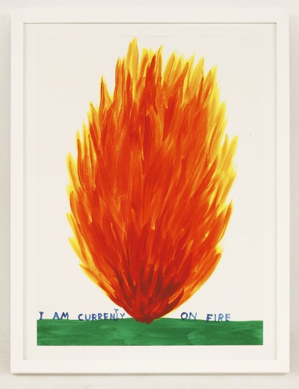 David Shrigley, ‘I Am Currently On Fire’, 2018, Print, Screenprint in colours with varnish, Sworders