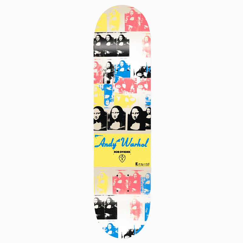Andy Warhol, ‘Warhol Mona Lisa Skateboard Deck’, ca. 2010, Ephemera or Merchandise, Screen-print on maple wood, Lot 180 Gallery