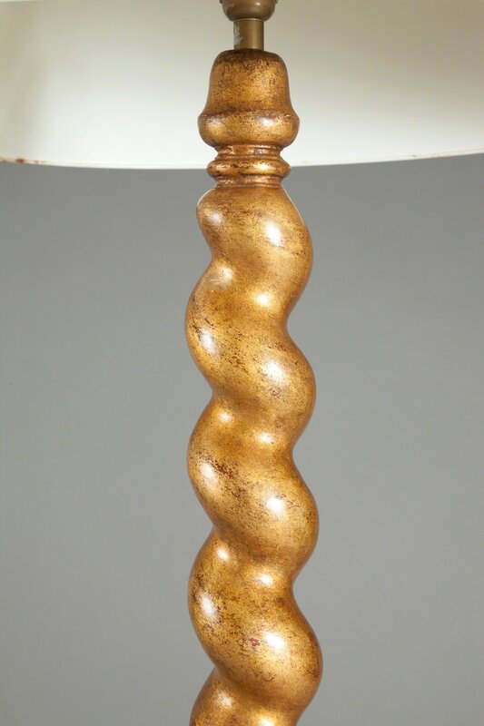 ‘French Gilt-Plaster Floor Lamp’, circa 1940, Design/Decorative Art, Doyle