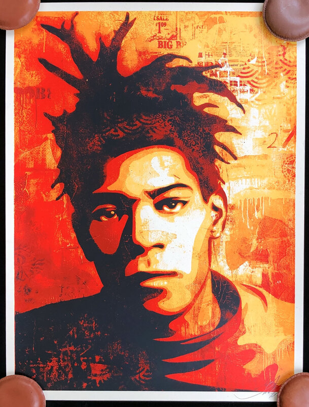 Shepard Fairey, ‘Shepard Fairey Basquiat screenprint’, 2010, Print, Screenprint, Lot 180 Gallery