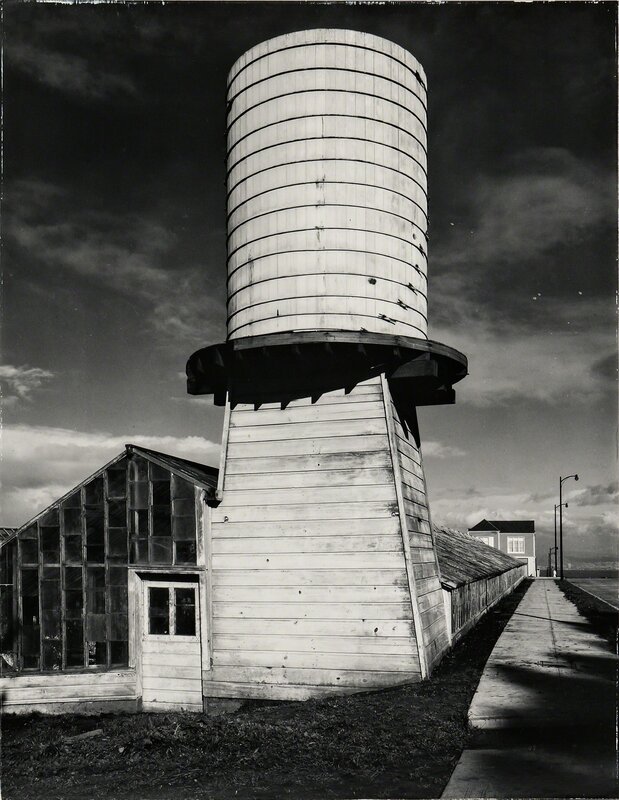 Ansel Adams, ‘Old Water Tower, San Francisco’, 1961, Photography, Mural-sized gelatin silver print mounted to board, Skinner