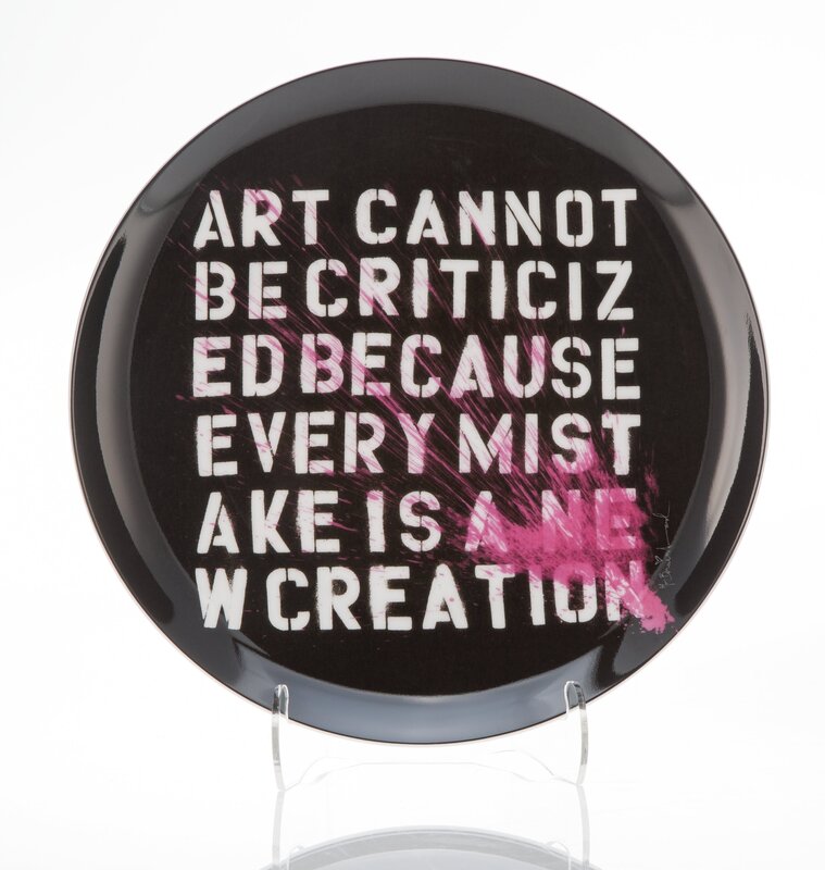 Mr. Brainwash, ‘Art Cannot Be Criticized’, 2020, Ephemera or Merchandise, Fine bone china, Heritage Auctions