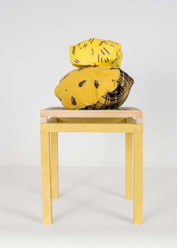 Michelle Forsyth, ‘Yellow and Brown Stack’, 2020, Sculpture, Mixed media sculpture, Corkin Gallery