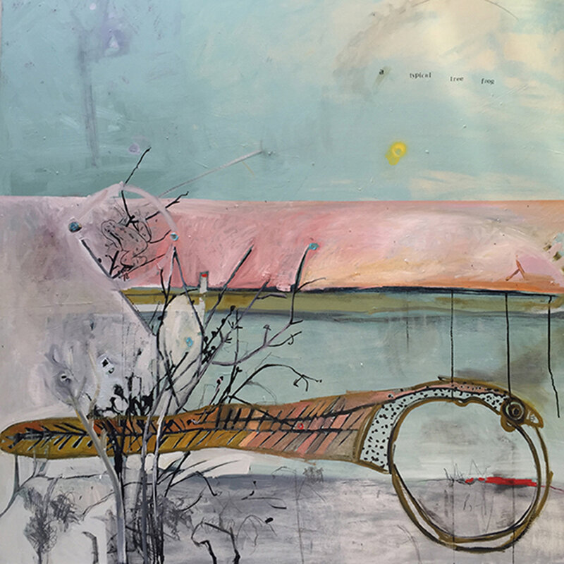 Dorothy Fitzgerald, ‘Respect the Lake’, 2018, Painting, Mixed media on canvas, Resource Art