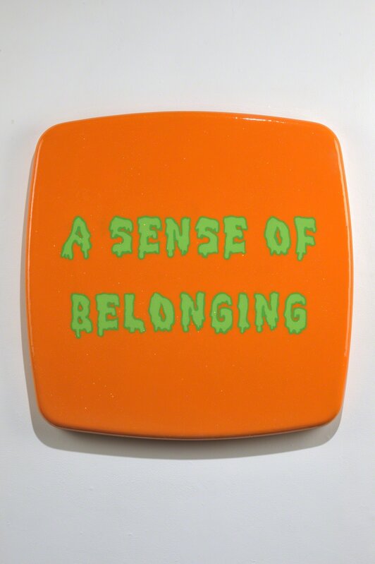 Walter Robinson, ‘A Sense of Belonging’, ...., Sculpture, MDF, wood, epoxy, and metal flake, Robischon Gallery