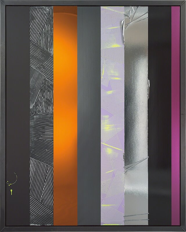Anselm Reyle, ‘Untitled’, 2007, Mixed Media, Mixed media on canvas, in artist's metal frame, Phillips