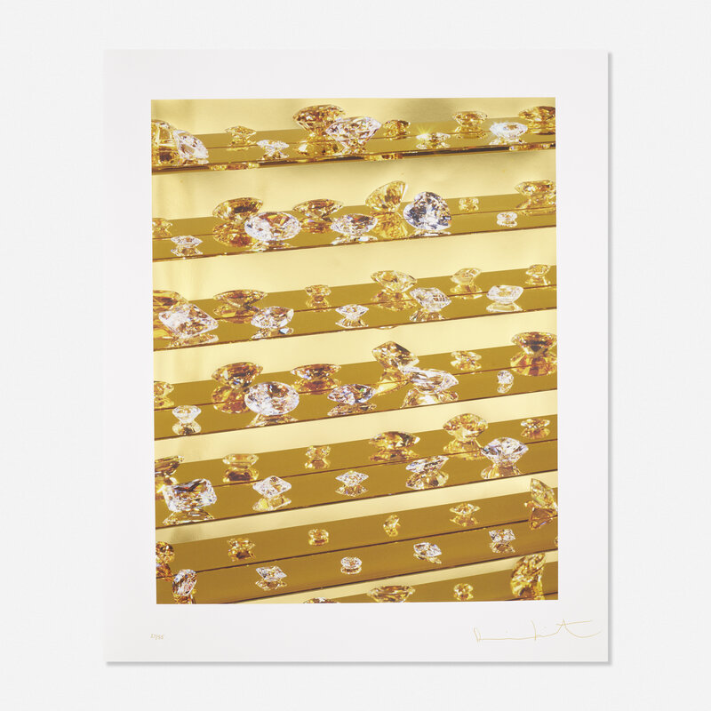 Damien Hirst, ‘Gold Tears’, 2012, Print, Inkjet print with glaze and foilblock on Hahnemuhle paper, Rago/Wright/LAMA