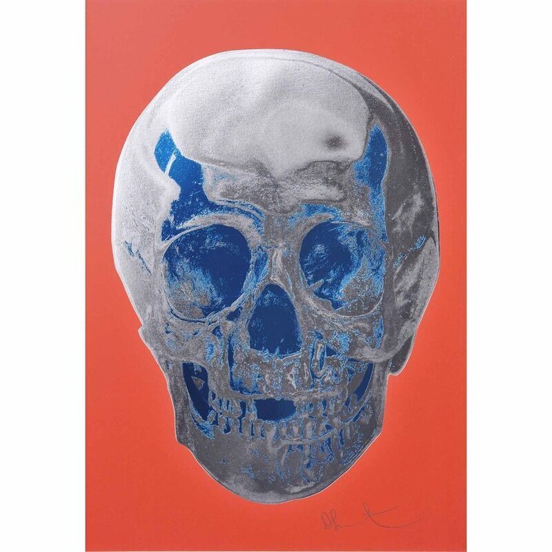 Damien Hirst, ‘Till Death Do Us Part - Coral Red’, 2012, Print, Silkscreen, Weng Contemporary