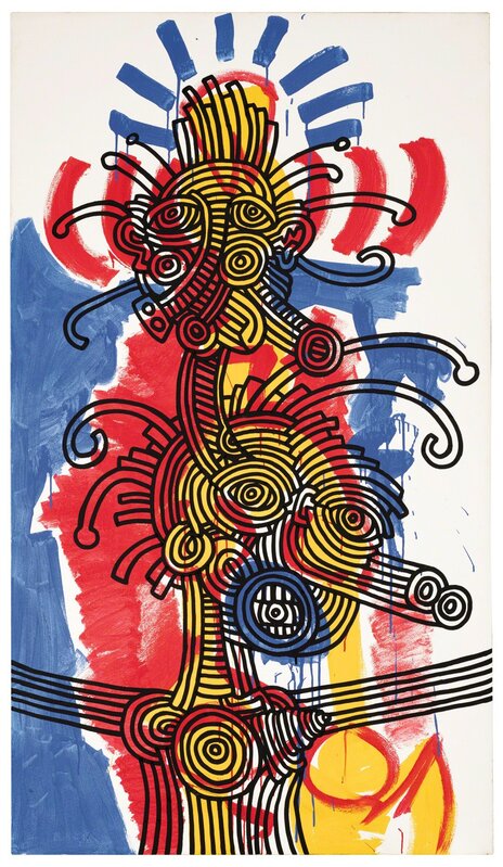 Keith Haring, ‘Red-Yellow-Blue #7’, 1987, Painting, Acrylic on canvas, Sotheby's: Contemporary Art Day Auction
