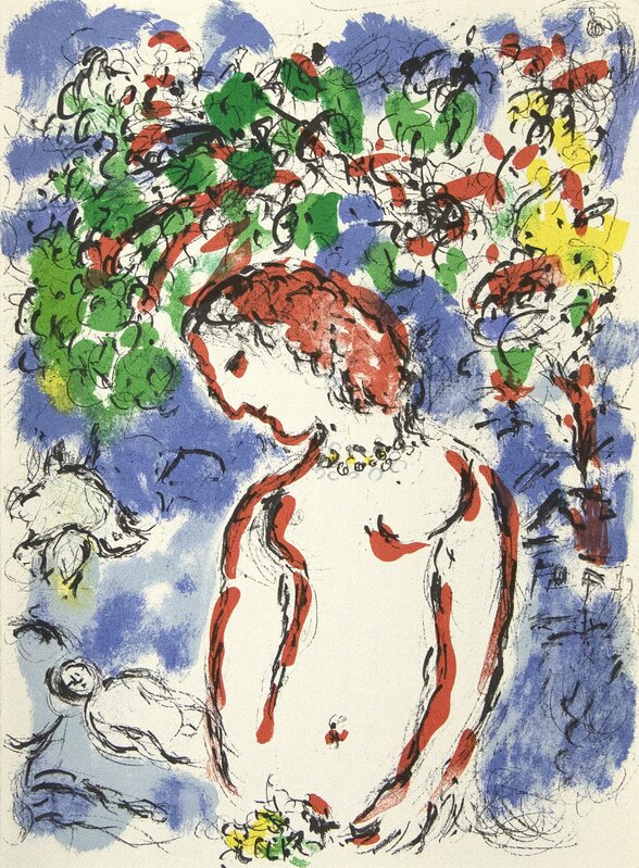 Marc Chagall, ‘Spring Day’, 1972, Print, Original lithograph in colors, Heather James Fine Art Gallery Auction